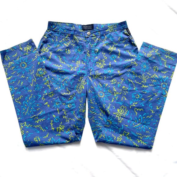 Auc Versace couture high rise medusa head vintage jeans - Picture 3 of 13